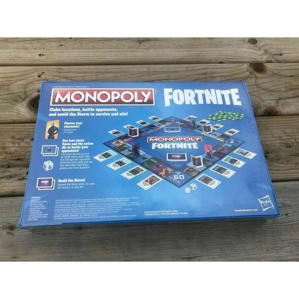 Monopoly Fortnite‎ Board Game Original Christmas Gift Ideas New Limited Edition